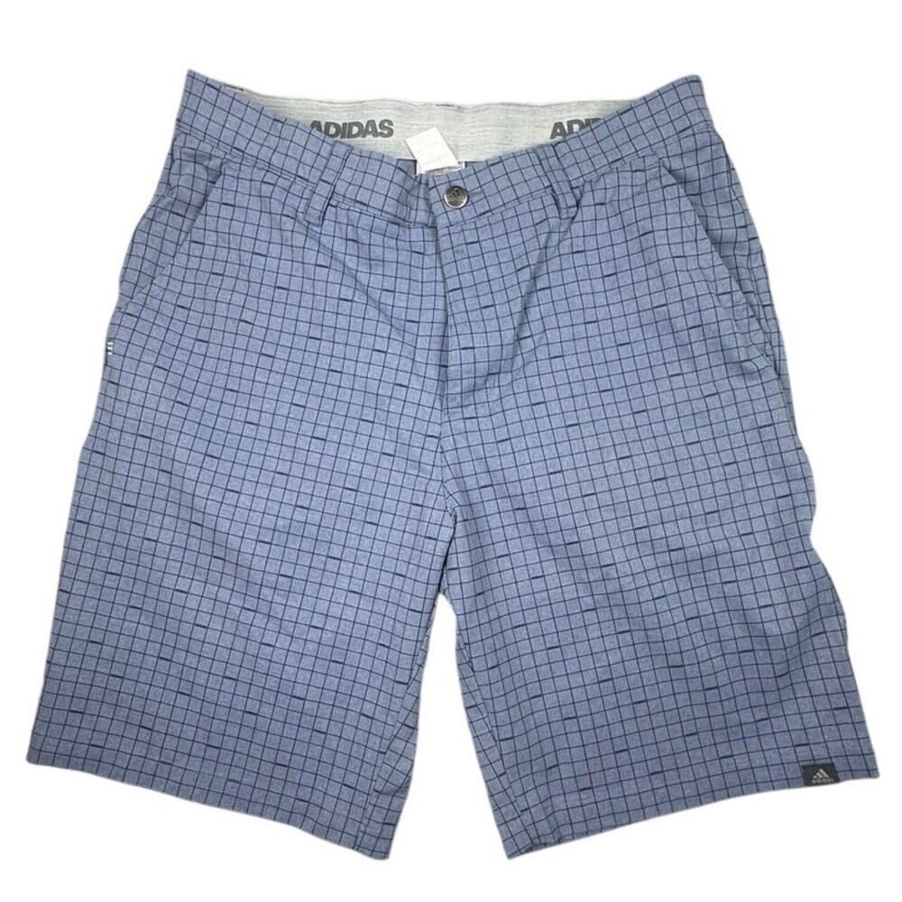 Adidas Ultimate365 Golf Shorts Grid Logo Print 30